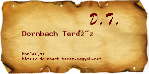 Dornbach Teréz névjegykártya